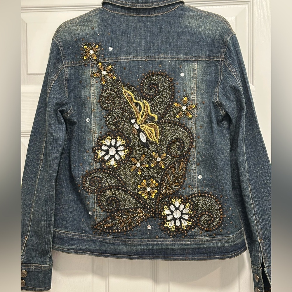 Amanda Adams Couture Handmade Denim Jacket